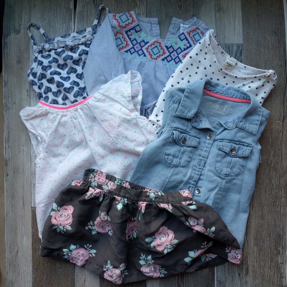 6-piece Oshkosh & Carter's Bundle (24M & 2T)